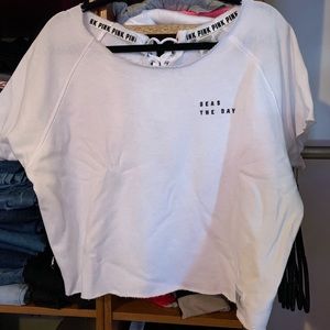 VS PINK off shoulder crop